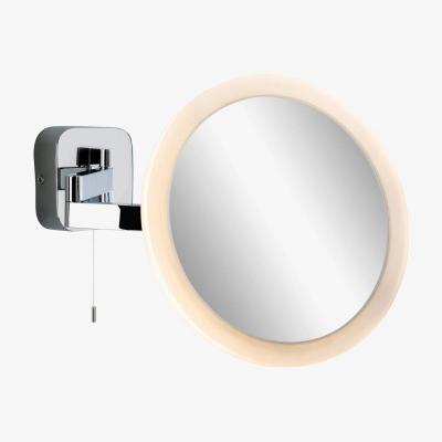 The Range Magnifying LED Bathroom Indoor Wall Light Mirror (Switched) Chrome IP44 - Chrome