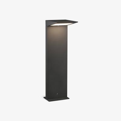 The Range Soleil Outdoor Bollard Solar Panel Light - Dark Grey