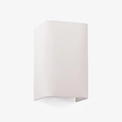 The Range Cotton Square Wall Light - Beige