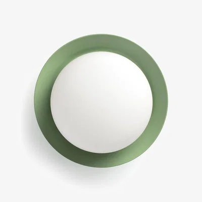 The Range May Led Flush Wall Ceiling Lamp - Green