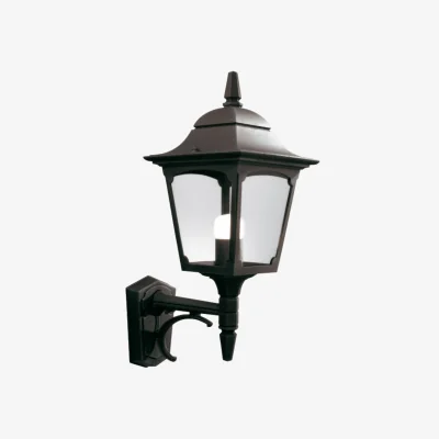 The Range Elstead Lighting Chapel Wall  Light Black C - Black