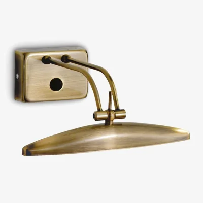 The Range Mirror Wall Light - Antique Brass