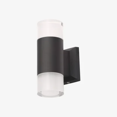 The Range Remote Outdoor Up and Down Colour Changing Wall Light - Black