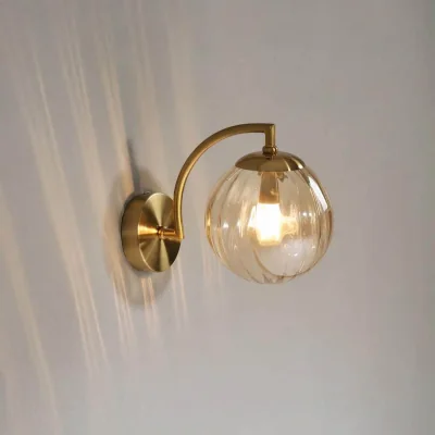 The Range Gold Wall Light Nordic - Gold