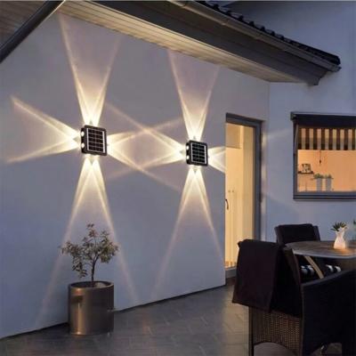 The Range 4-Way LED Solar Wall Light - 3000K