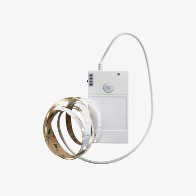 The Range LED Cool White 1M Battery Operated PIR Strip Light - White