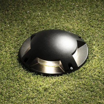The Range CGC APOLLO Black Surface Mount Ground Light 4 Way Light Output 4W LED  - black