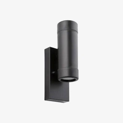 The Range Gale Polypropylene Coastal Dusk Dawn Wall Light - Black & Clear