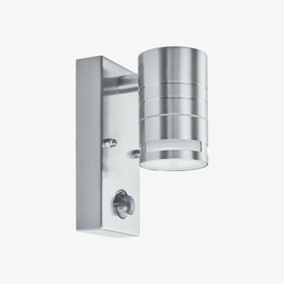 The Range Marghera Stainless steel LED Outdoor Wall Bracket with PIR - Silver