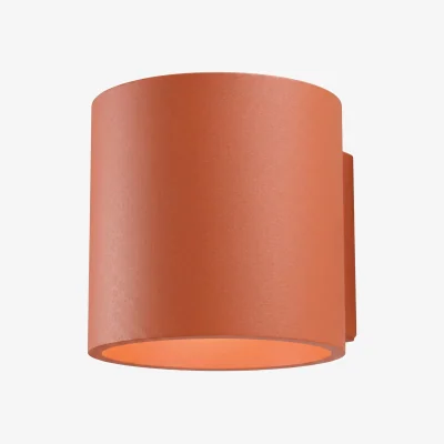 The Range Wall lamp ORBIS 1 red ochre