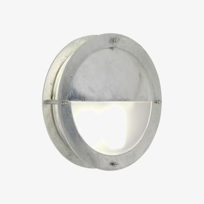The Range Malte Outdoor Flush Wall Lamp Galvanized E27 IP54 - Galvanized / 2.21kg