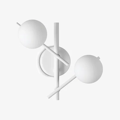 The Range Atlas Wall Light White - White