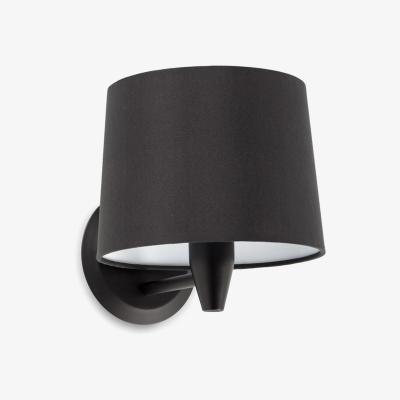 The Range Conga Wall Light Shade Black E27 - Black