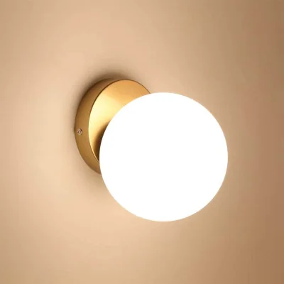 The Range Wall Light Gold Glass - Gold