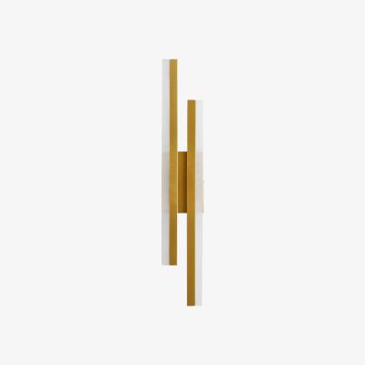 The Range Minimalist Strip Wall Lamp Linear Wall Sconce - Gold