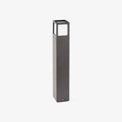 The Range Onze 1 Light Outdoor Bollard Light - Dark Grey