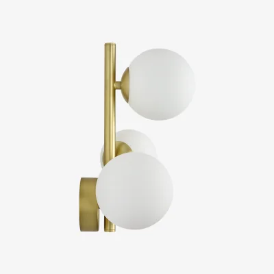 The Range Ideal Lux Lighting Perlage Wall Light Brass - Brass