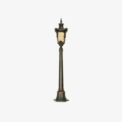 The Range Philadelphia Bollard Light Bronze - Bronze