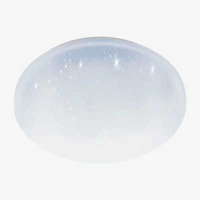 The Range Eglo Pogliola E LED Crystal Effect Ceiling or Wall Light, 310mm, Cool White - White