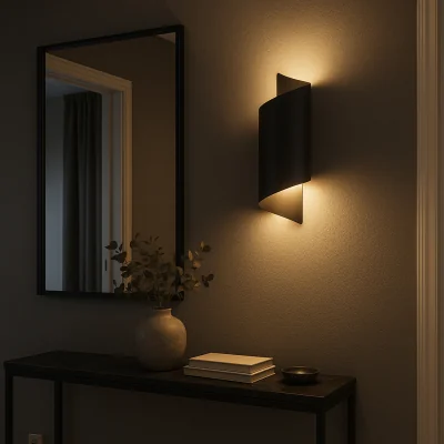 The Range EGLO Montarello Steel Modern LED CCT Indoor Wall Light, Black - Black