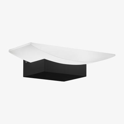 The Range EGLO Metrass LED PlasticAluminium Black Uplighter Wall Light - Black