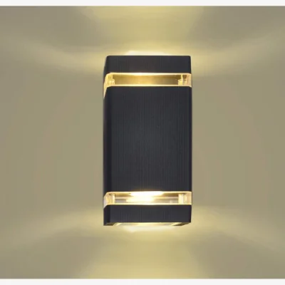 The Range Wall Light Black Sconce Waterproof - Black