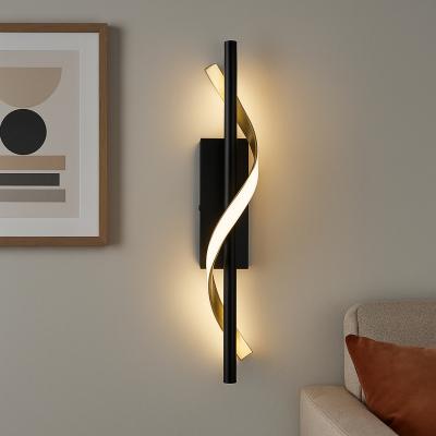 The Range Eglo Conaprato Black  Brushed Brass Modern Wall Light - Black, Brushed Brass