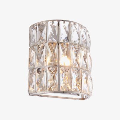 The Range Verina 1 Light Wall Chrome Crystal Glass Detail G9 - Clear Crystal (K9) Glass Detail