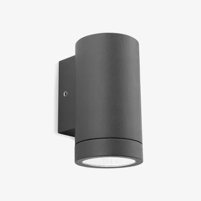 The Range Shelby LED 1 Light Single Outdoor Wall Light Graphite IP65 - Graphite