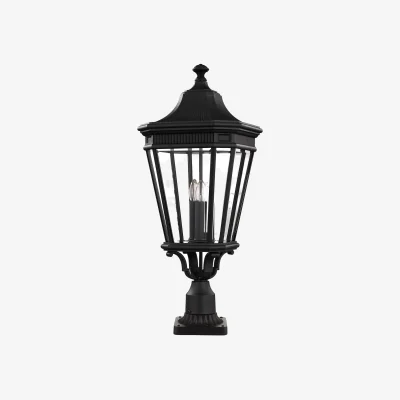 The Range Elstead Lighting Cotswold Pedestal Light Black - Black