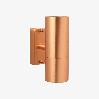 The Range Tin Up Down Wall Lamp Copper GU10 IP54 - Copper