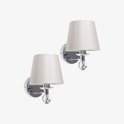 The Range Bryantt Pair of Silver Indoor Wall Light - Silver
