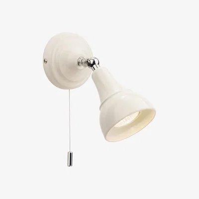 The Range Country 1 Light Single Wall Spotlight (Switched) Cream GU10 - Cream