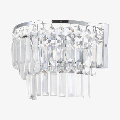 The Range Vasca Bathroom Crystal Bar Wall Light - Chrome