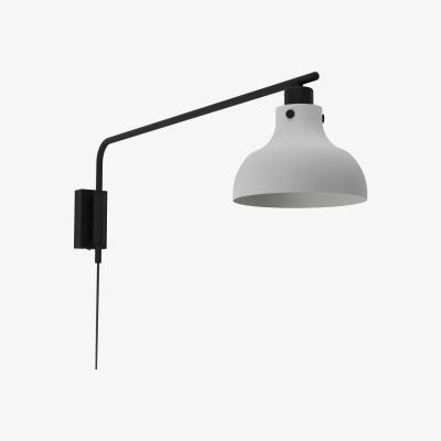 The Range Eglo MATLOCK Grey Steel Armed Wall Light - Black