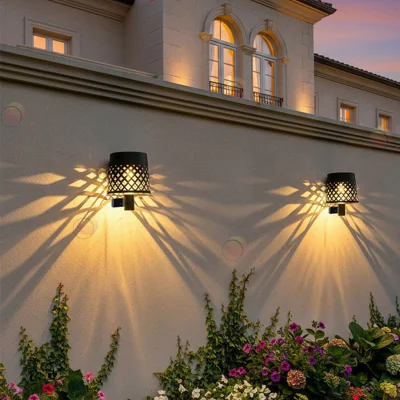The Range Set of 2 Garden Glow Outdoor Wall Shadow Lights