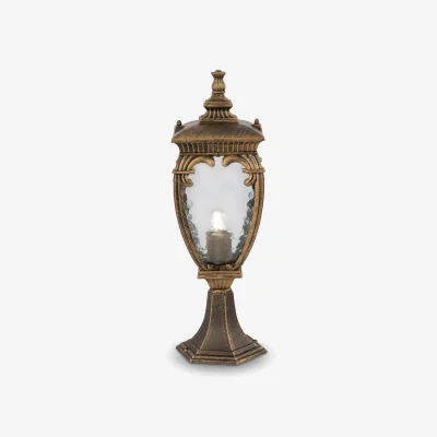 The Range Fleur Pedestal Light Black - Black