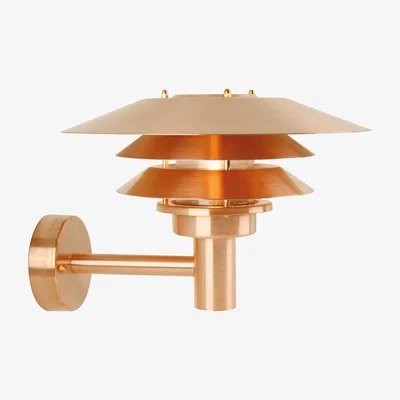 The Range Veno Outdoor Wall Lantern Copper E27 IP54 - Copper