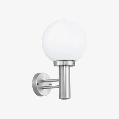 The Range Nisia Stainless steel globe exterior wall light - Grey