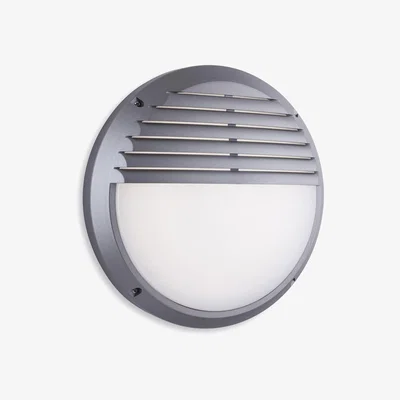 The Range Luca Outdoor Integrated LED Bulkheads Round Black IP65 - Black