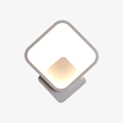 The Range Wall Sconce White Square - White