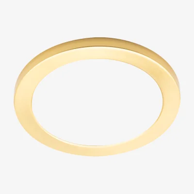 The Range Darly LED 18 Watt Flush Ceiling or Wall Light - Satin Brass