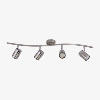 The Range CGC HONOR Four Head Polished and Satin Chrome Wall Ceiling Spotlight - Satin chrome