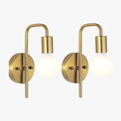 The Range Wall Lights Gold 2 Pack - Gold