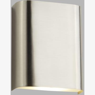 The Range Greenock Satin Silver 2Lt LED Wall Light - Silver