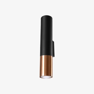 The Range Wall lamp LOOPEZ black/golden - black/copper
