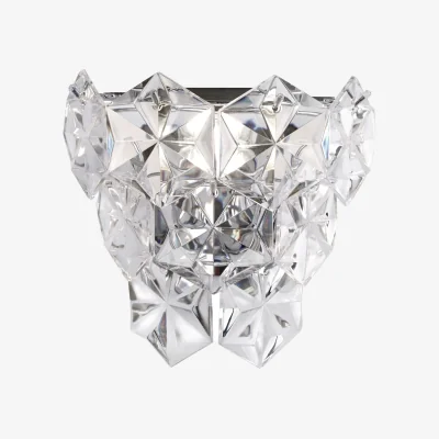 The Range Hexagon 1 Light Wall Light - Silver