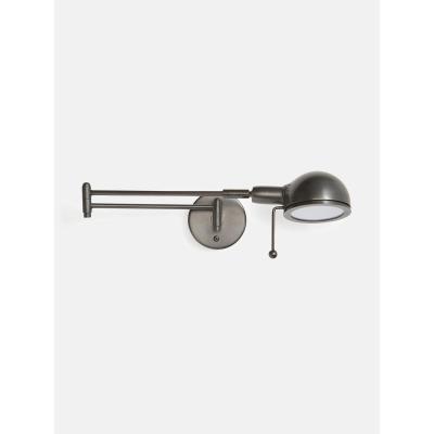 Soho Home Reade Wall Light, Blackened Brass