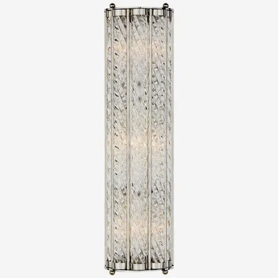 Tobias Oliver AERIN | Eaton Linear Wall Light | Polished Nickel