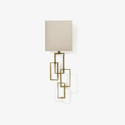 Tobias Oliver Porta Romana I Small Salperton Wall Light | White Gold